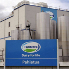 Planta de la empresa lechera Fonterra.