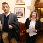 El director de la empresa del desarrollo del Sistema Integral de Calidad Turística en Destino (Sicted), Marc Pavía, y la concejala de Cultura y Turismo, María Antonia Gancedo.