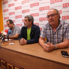 Ursicino Sánchez, José Vega y Antonio López Vega.