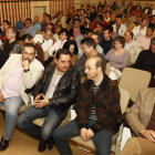 Imagen de archivo, de una asamblea de los empleados de Antibióticos, la pasada primavera.