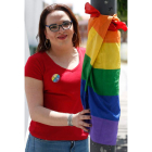Alvis López, trans nicaragüense que reside en León. FERNANDO OTERO