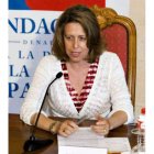 Ana Muñoz, en una conferencia pronunciada en Santander.