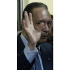 Jean Claude Duvalier en el aeropuerto Toussaint Louverture.