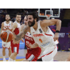 Ricky Rubio fue uno de los estiletes de la ÑBA ante Turquía. FOSTER