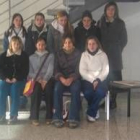 Un grupo de alumnos de la asociación Aforos visitó el Diario de León