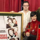 Concha Velasco y Hugo Aritmendiz.