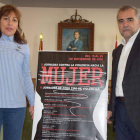 La concejala Carmen González y José Miguel Palazuelo. RUBÉN