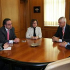 La reunión se celebró en el Ayuntamiento de León en la mañana de ayer.