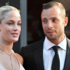 Reeva Steenkamp y Oscar Pistorius, en noviembre del 2012.