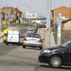 Salida por la avenida de Asturias hacia la N-630 y la ronda este, en plena hora punta.