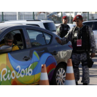 Agentes de seguridad en Río