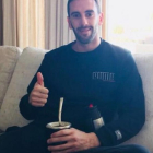 Diego Godín da las gracias a los aficionados desde su twitter.