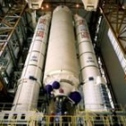 Imagen del Ariane 5 antes de ser lanzado al espacio