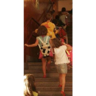 Alumnos en uno de los colegios de educación primaria de León.