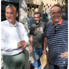 Courel con el hasta la fecha último presidente Alfonso Arias.