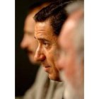 Zaplana ayer, durante la rueda de prensa sobre los Presupuestos