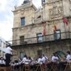 La banda municipal de Astorga abrió ayer la segunda sesión del festival en la plaza Mayor