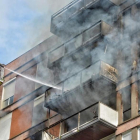 Incendio en piso calle Saragossa.