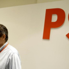 El presidente de la gestora del PSOE, Javier Fernández, el pasado 23 de octubre en la sede del partido.