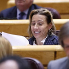 Los Cheryshev del PP JUAN MANUEL PRATS Marta Domínguez, en el senado.