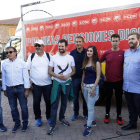 Los representantes socialistas, en el acto. MARCIANO