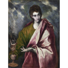 Retrato de San Juan Evangelista, obra de El Greco, que puede verse en el Museo del Prado