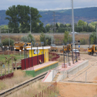 Aspecto que presentaban ayer las obras en la zona de La Asunción.