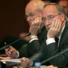 El presidente de Endesa, Manuel Pizarro, ayer en el parlamento canario