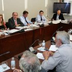 María José Salgueiro, durante la reunión de trabajo celebrada en León.