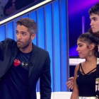Roberto Leal junto a África y Dave en la gala 2 de OT 2018.