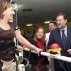 Rajoy visitó ayer el  Hospital Nacional de Parapléjicos de Toledo