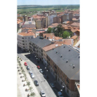 Panorámica de la calle de los Sitios, en Astorga.