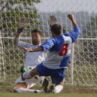 Óscar, el portero de La Virgen, fue el héroe del partido de clausura