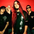 Los integrantes de esta banda de metal madrileña.