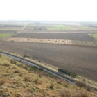 Imagen del área afectada por las obras de la autovía León-Valladolid en el BIC de Lancia.
