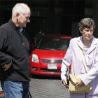 Angela Kane y el jefe de los inspectores de la ONU, Ake Sellstrom, ayer.