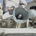 Vivienda en la que fue localizado Bin Laden en Pakistán.