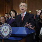 El líder de la mayoría del Senado estadounidense, Harry Reid.