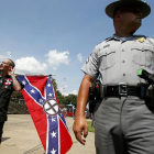 El grupo racista KKK tiene en la bandera confederada uno de sus símbolos.