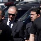 Carlos Arthur Nuzman, con la policía de Río.