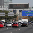 Las restricciones de la M-30 la mañana de este viernes.