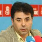 Esteban Jesús Carro, durante su intervención en la sede socialista