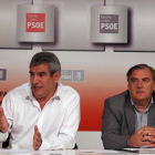 El secretario general del PSOE de Castilla y León, Julio Villarrubia, se reúne con los secretarios generales de las nueve provincias de la Comunidad.