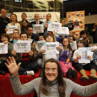 Presentación del calendario de Amidown León para el sostenimiento de las actividades de la asociación.