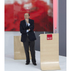 Rubalcaba, tras su intervención de ayer en Sevilla.