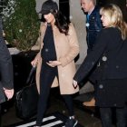 Meghan Markle, a su salida del hotel The Mark de Nueva York.