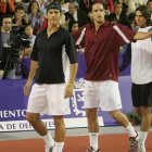 Arrese, Verdasco, Feliciano López, Nadal y Moya en el Másters de León del 2004.