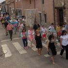 Un instante de la procesión de san Roque.