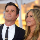 Jennifer Aniston y Justin Theroux a su llegada a los Premios Screen Actors Guild Awards en Los Ángeles.