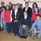 Del Canto (quinta de la primera fila), con el equipo que ha formado para las municipales de mayo